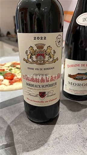 Burdeos Bordeaux superior Château Les Gravières de la Brandille 2022