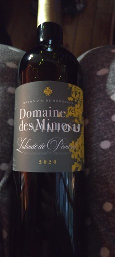 Bordéus Lalande-de-Pomerol Domaine S Mimosas 2020