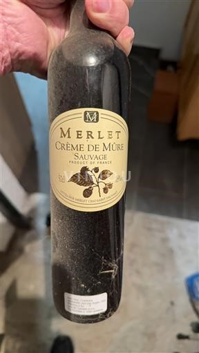 Akvitanska in Charentes Šarentec Merlet Crème de Mûre Sauvage 2008