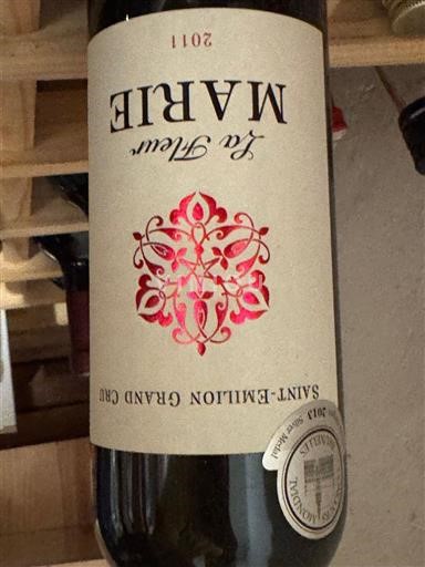 Bordeaux Saint-Émilion Grand Cru Grand Cru La Fleur Marie 2011