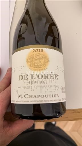 Thung lũng Rhône Hermitage M. Chapoutier De L'Orée 2018