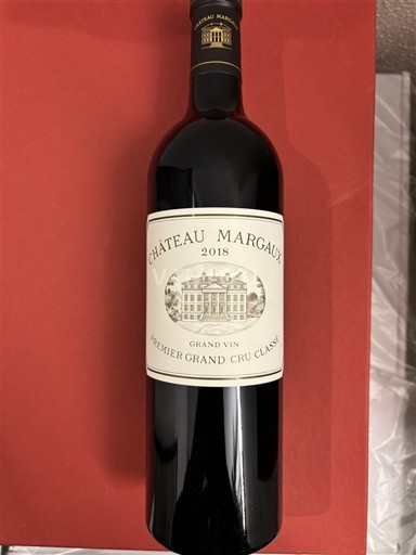 Bordeaux Margaux Château Margaux Grand Vin 1er. Grand Cru Classé 2018