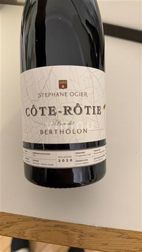 Thung lũng Rhône Côte-rôtie Stéphane Ogier Bertholon 2020