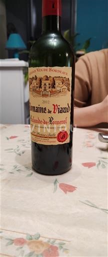 Bordéus Lalande-de-Pomerol Domaine Viaud 2012