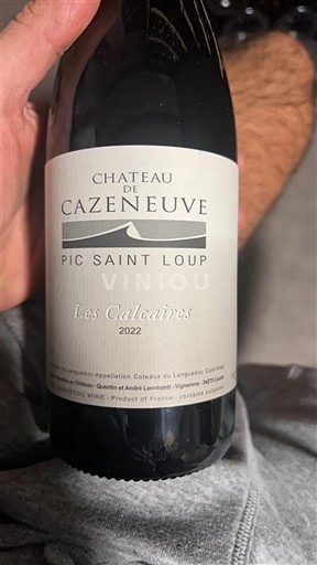Languedoc Pic-saint-loup Château de Cazeneuve Les Calcaires 2022
