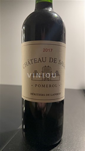 Bordeaux Pomerol Château Sales 2017