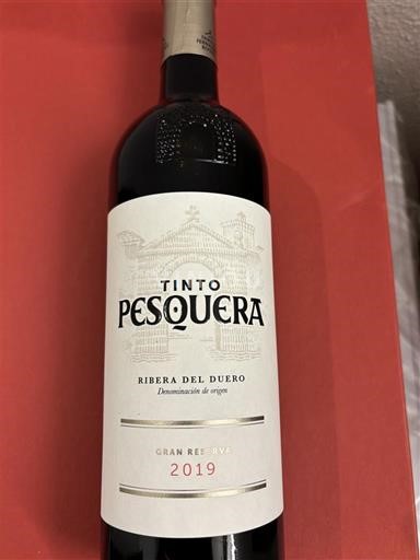 Castiglia e León Ribera del Duero Pesquera Gran Reserva 2019