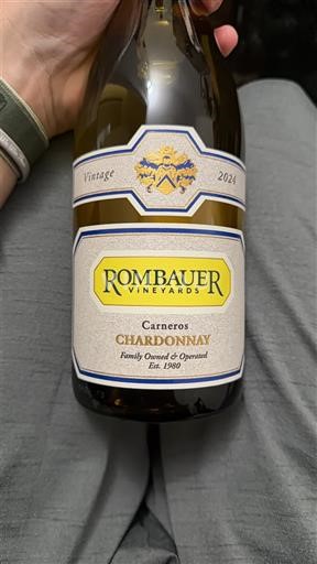 Vùng trồng nho được cấp phép California Không được chỉ định Rombauer Vineyards 2024