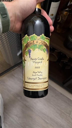 Vùng trồng nho được cấp phép California Napa Valley Nickel & Nickel Hawks Cradle Vineyard 2022