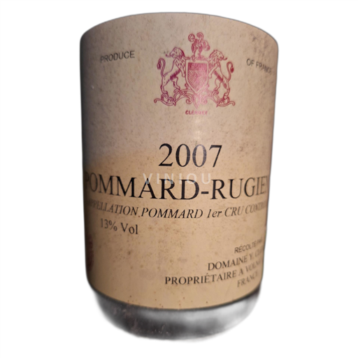 Borgoña No especificado Domaine Y. Clergey Pommard-Rugien 2007