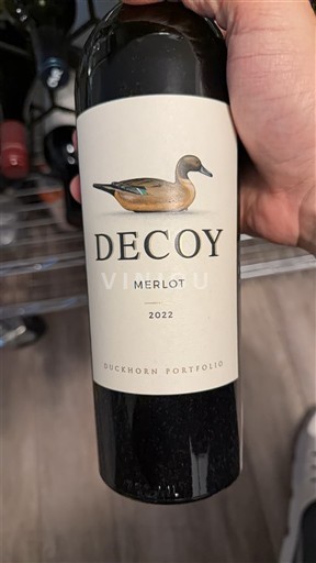 Vùng trồng nho được cấp phép California Không được chỉ định Decoy Merlot 2022