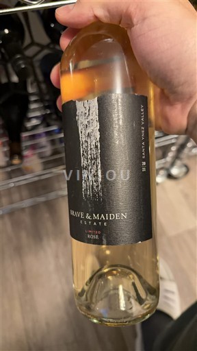 Vùng trồng nho được cấp phép California Thung lũng Santa Ynez Brave & Maiden Estate Estate Rosé 2021