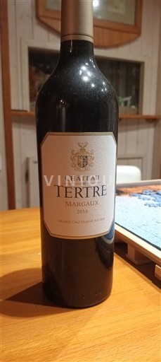 Bordeaux Margaux Grand Cru Château Tertre 2016