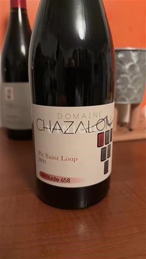 Langvedok Pic-saint-loup Domaine Chazalon Altitude 658 2021