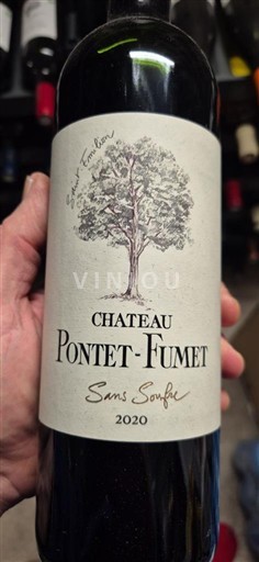 Víno Rouge sec Sans Soufre Château Pontet-Fumet 2020 Francie Bordeaux Saint-Émilion AOC