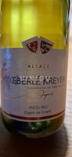 Alsácia Keberlé Kreyer Esprit de Granit 2023