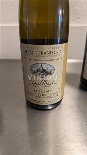 Alsacia No especificado Grand Cru Sipp Mack 2008
