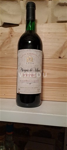 Langvedok Fitou Marquis de Villiers Réserve Expression 1996