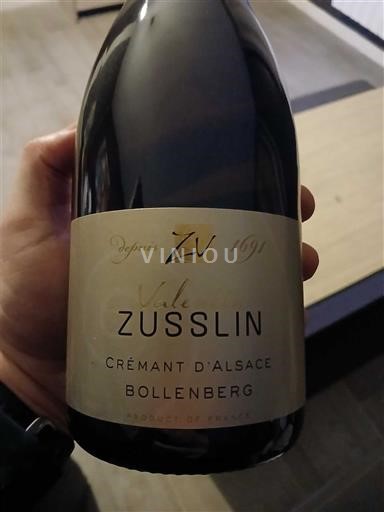 Alsace Crémant d'Alsace Valentin Zusslin Bollenberg Không niên vụ