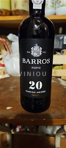 Bồ Đào Nha Porto Barros 20 Years Old Tawny Không niên vụ