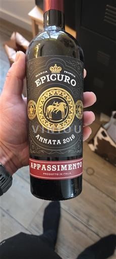 Apulie Nespecifikováno Epicuro Appassimento 2018