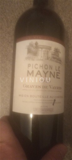 Bordeaux Graves-de-vayres Pichon Le Mayne 2018