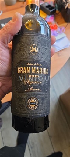 Castilla-La Mancha Almansa Gran Marius Superior Reserva 2018