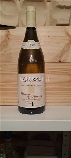 Bourgogne Chablis Domaine S Malandes 2001