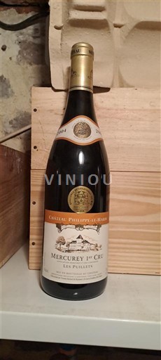 Bourgogne Mercurey Premier Cru Château Philippe le Hardi Les Puillets 2004