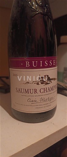 Vallée de la Loire Saumur-champigny Buisse Prestige 2005