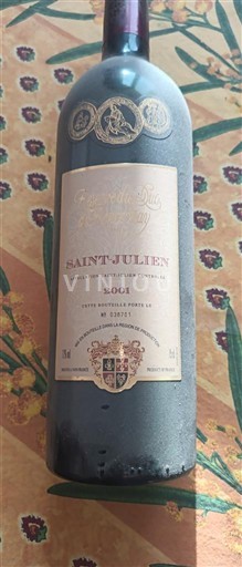 Bordéus Saint-Julien Grand Cru Château Léoville Las Cases 2001