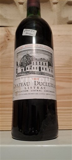 Bordeaux Listrac-Médoc Château Cluzeau 1983
