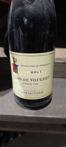 Bourgogne Clos-de-vougeot Grand Cru Domaine Castagnier 2011