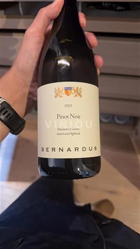 Vùng trồng nho được cấp phép California Santa Lucia Highlands Bernardus 2021