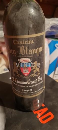 Bordeaux Saint-Émilion Grand Cru Château Puy-Blanquet 1982