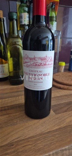 Bordéus Saint-Estèphe Château Haut-Vignoble Seguin Não Sazonado