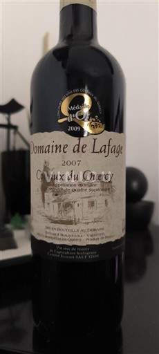 Tây Nam Coteaux-du-quercy Domaine Lafage 2007