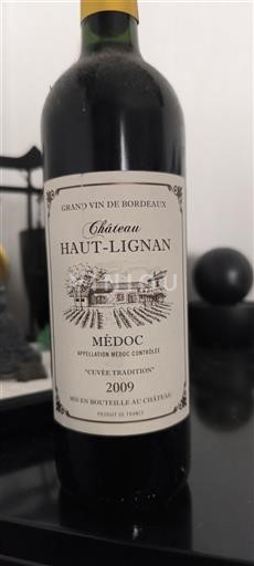 Bordeaux Médoc Château Haut-Lignan Tradition 2009