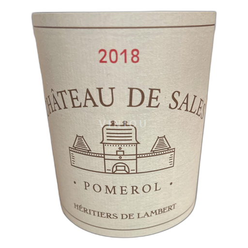 Bordeaux Pomerol Château de Sales 2018