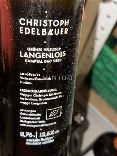 Nederøstrig Kamptal DAC Christoph Edelbauer Langenlois 2020