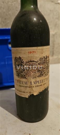Bordeaux Saint-Émilion Grand Cru Grand Cru Château Lapelletrie 1971
