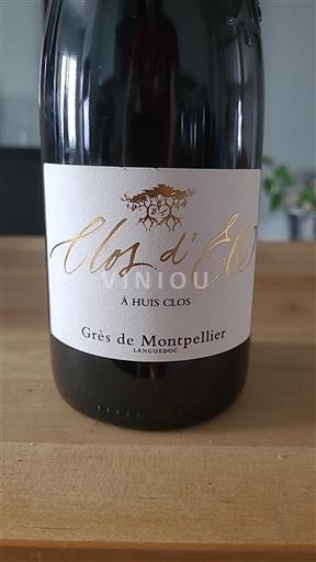 Langvedok Grès de Montpellier Clos d'Elle À Huis Clos 2019