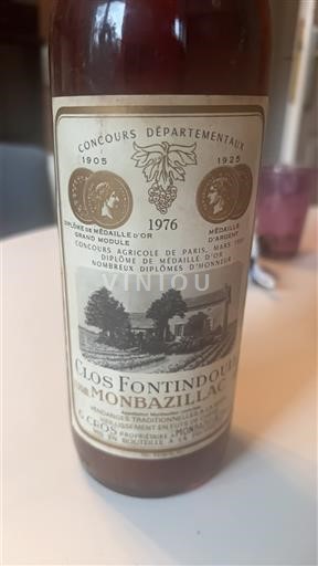Tây Nam Monbazillac Clos Fontindoule 1976