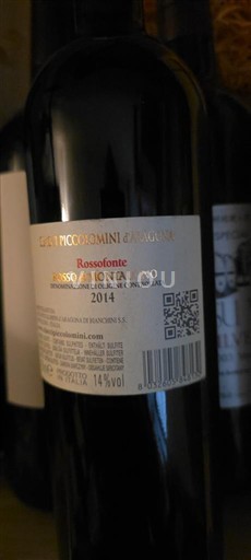 Toscana Rosso di Montalcino Ciacci Piccolomini d'Aragona Rossolonte 2014