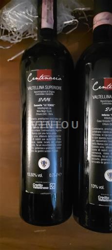 Lombardy Thượng Valtellina Casa Vinicola Pietro Nera Le Tense Centenaria 2006