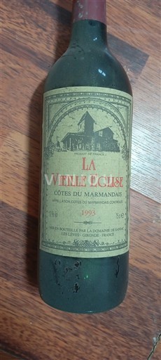 Tây Nam Côtes-du-marmandais Domaine Soulié La Vieille Église 1993