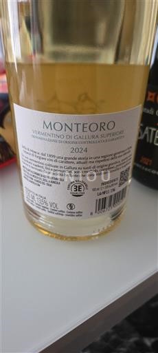 Sardinia Vermentino di Gallura Monteoro 2024