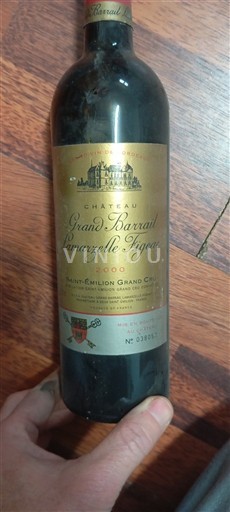 Bordeaux Saint-Émilion Grand Cru Grand Cru Château Grand Barrail Lamazelle Figeac 2000