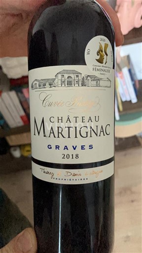 Bordeaux Graves Château Martignac Julien 2018