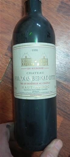 Bordeaux Haut-Médoc Château Fournas Bernadotte 1998